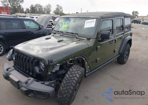 2021 Jeep Wrangler Unlimited Willys 4X4 from USA, damaged, VIN 1C4HJXDN3MW739882